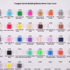 Bloques de Construcción de PP de 0.8cm, 40 Piezas, Compatibles con Rompecabezas de Ensamblaje DIY para Niños, Juguetes Educativos, Venta al Por Mayor de Fábrica - Product Image 4