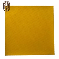 Tissu décoratif pour meubles, sacs, boîtes, en cuir PU à texture à carreaux, élastique, résistant aux taches, imperméable