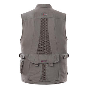 بيع بالجملة ملابس العمل سترة معطف قطني متعدد الجيوب في الهواء الطلق صدرية رياضية للرجال سترات - Product Image 3