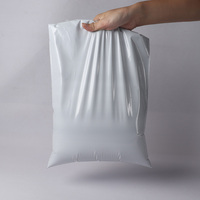 Personnalisé imprimé blanc poly mailers sacs courrier rose sacs d'expédition en plastique de noël vêtements emballage expédition affranchissement enveloppe