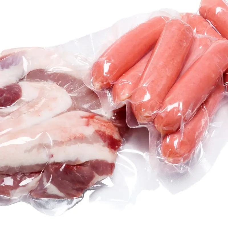 핫 세일 식품 학년 엠보싱 재사용 진공 씰 저장 식품 포장 가방 냉동 식품