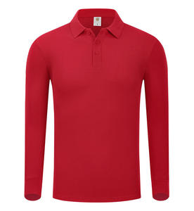 Customized 100% Cotton for Polo T-<strong>Shirt</strong> with Logo Embroidery Anti-Wrinkle Golf <strong>Shirts</strong> with Sleeve Design - Product Image 4