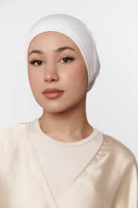 <span class=keywords><strong>LO</strong></span>.LOVE Fluweelzachte Anti-slip Hoge Kwaliteit Op Maat Gemaakt Elegant IJs Bamboe Jersey Katoen Verwarmende Muslim Sjaal Binnenmuts Hijab - Product Image 6