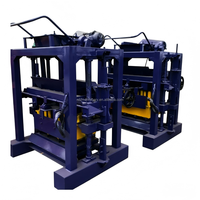 Machine à fabriquer des blocs creux à moteur diesel QT4-35, machine à fabriquer des blocs de béton, briques de ciment emboîtables, machine à fabriquer des briques de construction efficace, prix