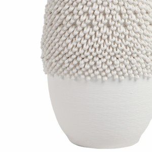 Vaso in Ceramica Ovale Texturizzato, Arredamento Moderno per Soggiorno, Camera da Letto, Ufficio e Tavolo - Product Image 5