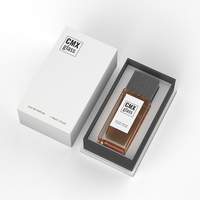 Boîte à parfum vide de luxe ISO 9001 de haute qualité, design personnalisé, avec tiroir en papier gaufré, emballage cosmétique pour cadeaux |   Verre PCR à 30% |   Certifié UE |   Verre PCR à 30% |   Certifié UE