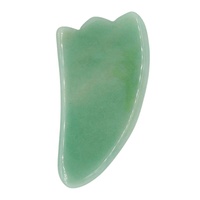 Outil Gua Sha en pierres précieuses naturelles mélangées en forme de cœur, ensemble de pierres Gua Sha en cristal assorties, grattoir d'acupression pour le visage et le corps, logo personnalisé