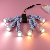 Mini projecteur LED moderne encastré pour le salon Plafond à toit étoilé Éclairage d'ambiance respiratoire