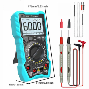 Multimètre numérique ZOYI ZT-980 ZT980L à sélection manuelle et automatique de plage, True RMS, pour triodes et inductances - Product Image 2