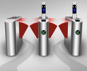 Thông minh giao thông nhận dạng khuôn mặt so sánh hệ thống catracas an ninh turnstile tự động trượt cổng rào cản - Product Image 4