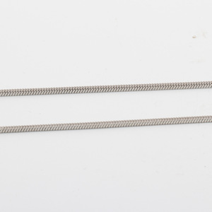 Collar de cadena de serpiente de acero inoxidable de 1.5MM, 45CM/50CM, cadena para clavícula para mujer, uso diario, regalo, joyería - Product Image 3