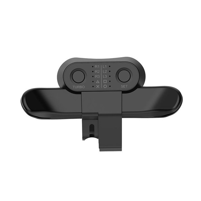 New Gamepad Rear Extension Key Adapter W/Turbo Back Grip Pad Button Attachment Joystick Accessories For Ps4 Controller