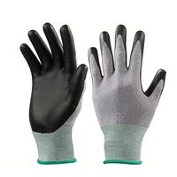 Protection des mains pour la construction générale et l'entretien des chantiers, gants de travail enduits de nitrile
