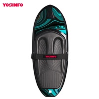 Planche à genoux en HDPE rotomoulé pour sports nautiques avec coussin EVA et crochet de remorquage pour la navigation de plaisance et le wake-surf