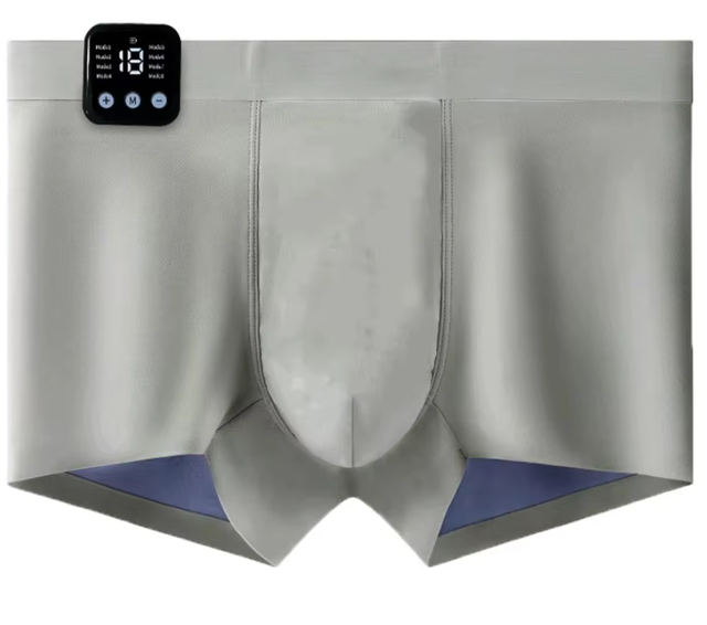 Washable Hip-Lifting EMS Underwear Microcurrent EMS Massage Briefs Butt Massage for Yoga & Gym - Slim Fit Skinny Activewear
