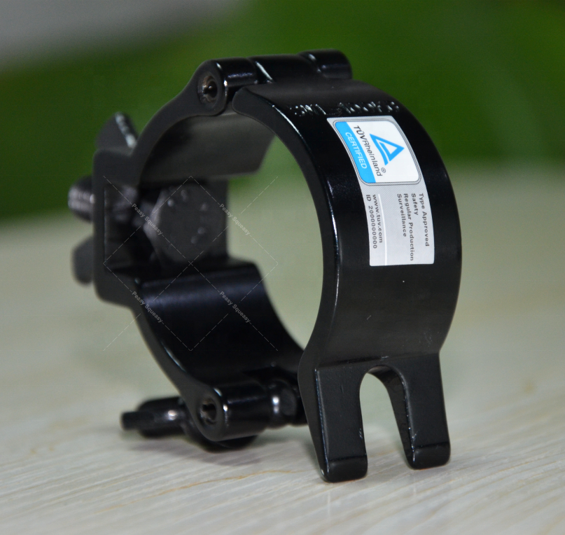 100 кг и черного цветов, на возраст 12 дюймов алюминиевая стержневая конструкция половина муфта для сцены диджей освещение зажим для 2-дюймовый трубы