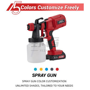 <span class=keywords><strong>Pistola</strong></span> de Pulverización Eléctrica HVLP de 21V con Batería, 4 Boquillas, 3 Modos de Pulverización, Contenedor de 800 ml, <span class=keywords><strong>para</strong></span> <span class=keywords><strong>Pintar</strong></span> Autos, Muebles, Paredes y Proyectos de Bricolaje - Product Image 2