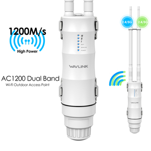 <span class=keywords><strong>Wavelink</strong></span> WN570HA2 IP67กันน้ำ2.4G 5G Dual Band จุดเชื่อมต่อกลางแจ้ง AC1200เราเตอร์ WiFi ตัวขยาย - Product Image 1