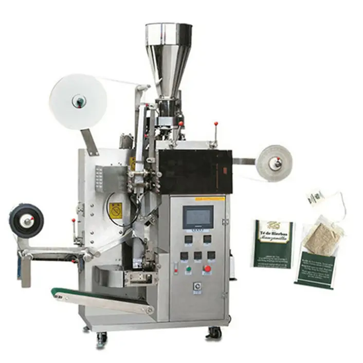 Otomatik küçük gevşek Oolong çay paket yapraklı çay filtre kağıdı paketleme makinesi