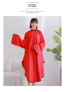 Beauty Sleep Wear Nacht Polyester Baumwolle Satin Kleid Hotel Salon Premium Spa Robe Femme Großhandel Kimono Damen