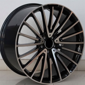 Roue en alliage Flrocky 18 19 20 <span class=keywords><strong>21</strong></span> 22*8.0 8.5 9.5 <span class=keywords><strong>10</strong></span> <span class=keywords><strong>10</strong></span>.5 argent/noir jantes de voiture jantes en alliage pour BENZ - Product Image 3