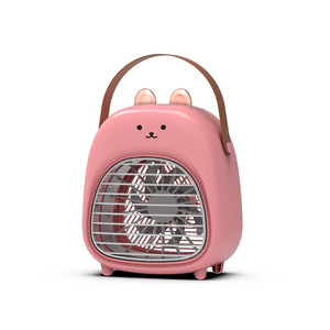 Ventilateur Électrique Portable USB CITICITY Mini Lapin Rechargeable avec Humidification et Refroidissement pour Bureau - Product Image 2