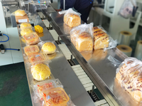 Huayuan PLC contrôle des bonbons durs barre d'arachide gâteau oreiller emballage Machine d'emballage 40-220 sac/minutes oreiller Machine d'emballage