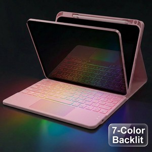 เคสคีย์บอร์ดแท็บเล็ตสำหรับ iPad 9.7 นิ้ว รุ่นที่ 5/6 ดีไซน์รังผึ้ง วัสดุ TPU พร้อมช่องใส่ปากกาในตัว จากโรงงานโดยตรง - Product Image 5