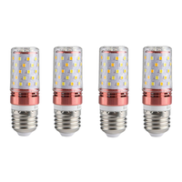 COYOLED 12W/16W ampoule LED économie d'énergie trois couleurs gradation E27 grande tête de vis en aluminium chauve maïs fort pour ménage AC