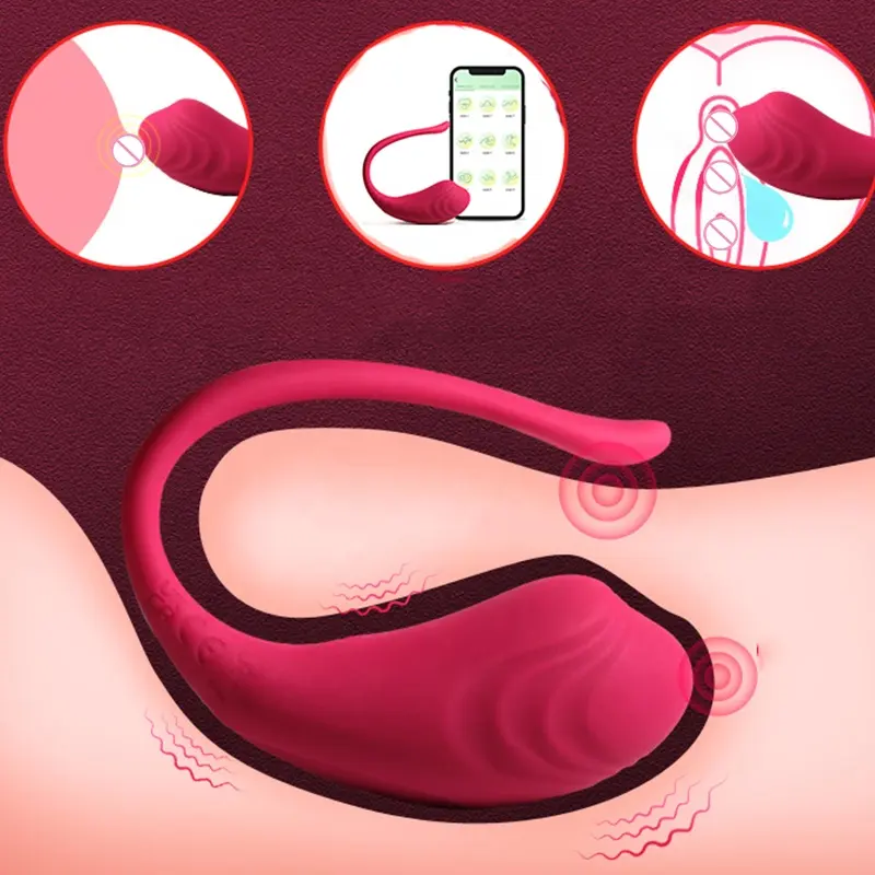 Mini uovo a lunga distanza vibratore Para Mujer Con controllo Wireless App telecomando Dildo G spot Panty vibratore per donna