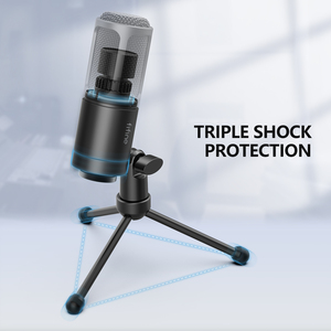 ชุดอุปกรณ์บันทึกเสียง <span class=keywords><strong>Fifine</strong></span> พร้อมอินเทอร์เฟซเสียงปรับได้ ซาวด์การ์ด ไมโครโฟนไดนามิก XLR สำหรับพอดแคสต์ และอุปกรณ์ถ่ายทอดสด - Product Image 4
