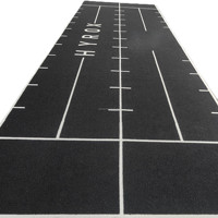 Maßgefertigter Farbiger Künstlicher Fitness-Teppich HRX LINE PRODUKTE Turf Sled Push Track Indoor-Sportboden Laufbahn
