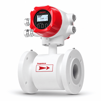 Débitmètre électromagnétique à sortie d'impulsions passive 4-20 mA DN125 pour eau de circulation industrielle