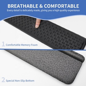 PORON Mouse Mat New Anti-Slip Bottom Memory Keyboard <strong>Pad</strong> Edge Cushions Gaming Mouse <strong>Pad</strong> Wrist Rest PORON Mouse <strong>Pad</strong> for Office - Product Image 4