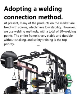 חם מכירה מסחרי רב תפקודי כושר ציוד מכונת מתלה כוח מתלה עבור פיתוח גוף - Product Image 4