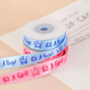 Cinta Impresa para Revelación de Género, Niño o Niña, Regalo para Fiesta, Suministros para Manualidades, Decoración para Baby Shower - Product Image 2