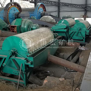 Séparateur magnétique à tambour humide populaire à faible intensité au Zimbabwe pour magnétite, limonite, hématite, manganèse, minerai de fer - Product Image 1