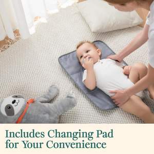 Bolsa de Pañales Acolchada, Bolsa de Mensajero para Bebé, Bolsa de Viaje con Cambiador, Bolsillos Aislados, Bolsa de Pañales Multifuncional Acolchada - Product Image 4