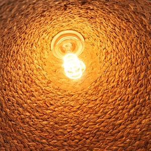 Tissage fait à la main moderne eau herbe pendentif lumière hôtel Restaurant lustre suspension lampe <span class=keywords><strong>vacances</strong></span> maison intérieur suspension lampe - Product Image 5
