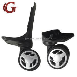 ล้อกระเป๋าเดินทางแบบถอดได้ รุ่นขายดี ปี 2026 อะไหล่ล้อเดี่ยวสำหรับกระเป๋าเดินทางแบบนิ่ม สีดำ - Product Image 2