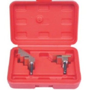 Juego de herramientas de instalación de correas de motor, 2 piezas de acero al carbono con estuche para reparación de automóviles - Product Image 1