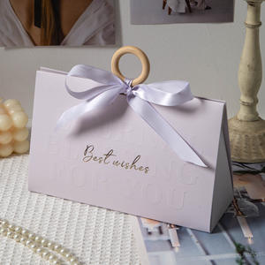 Caja de Regalo de Chocolate con Cinta al Precio Más Bajo, Papel de Regalo para Cumpleaños, Bolsa de Papel para Envolver Regalos de Boda, Caja de Embalaje para Joyería con Logotipo - Product Image 5
