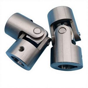 Eje de Transmisión de Sección Única de Acero Inoxidable Rígido de Precisión, Acoplamiento de Eje Cruzado Universal OEM - Product Image 3