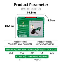 Meuleuse/polisseuse sans fil NEWBEAT 21V, lithium-ion, qualité industrielle, multifonctionnelle, pour la découpe, CE/UL.