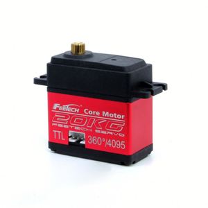 Feetech 7.4V 20kg. cm Hls3620m Đôi Trục Từ Tính 360 TTL Nối Tiếp Xe Buýt Servo Lực Lượng Không Hằng Robot Động Cơ Chàng Trai GPS Receiver Rotor - Product Image 2