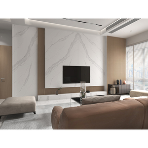 Azulejo de Cerámica de Diseño Nórdico Moderno, Piedra Sinterizada Blanca Resistente a los Ácidos, Antideslizante, para Sala de Estar, Dormitorio, Comedor Exterior de Lujo - Product Image 6