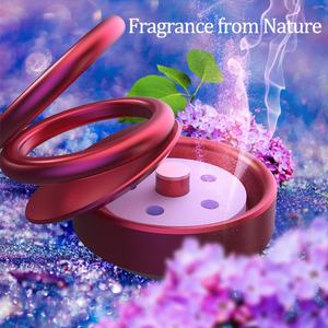 Diffuseur de parfum pour voiture, aromathérapie automobile, double anneaux rotatifs, suspension rotative, diffuseur solaire automatique, accessoires intérieurs de voiture - Product Image 6