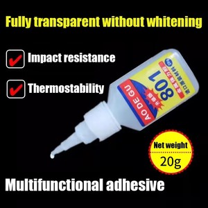 AODEGU 801-20g Adhésif résistant à la chaleur à séchage rapide et puissant pour métal, caoutchouc, céramique, cyanoacrylate éthyle pour le travail du bois - Product Image 5