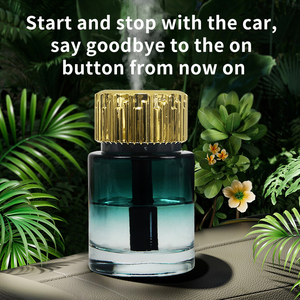 Vidrio coche Perfume Starlight proyección luz decorativa aromaterapia Aroma difusor inteligente coche humidificador difusor para coches YS - Product Image 6