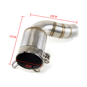 Pot d'échappement Eliminator pour moto, tuyau de liaison intermédiaire catalytique coudé pour <span class=keywords><strong>KTM</strong></span> DUKE 250 <span class=keywords><strong>390</strong></span> <span class=keywords><strong>ADV</strong></span> 2021-2023 - Product Image 2
